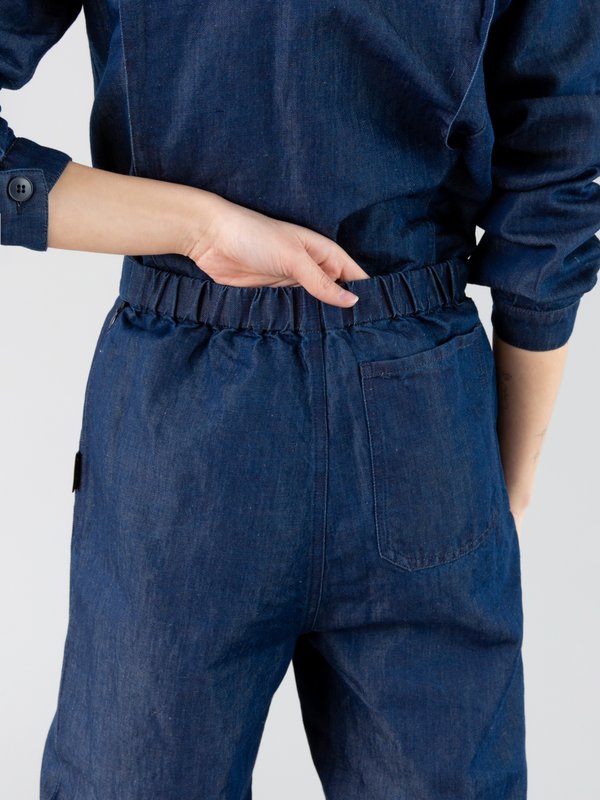 blue cotton and linen denim jumpsuit_15
