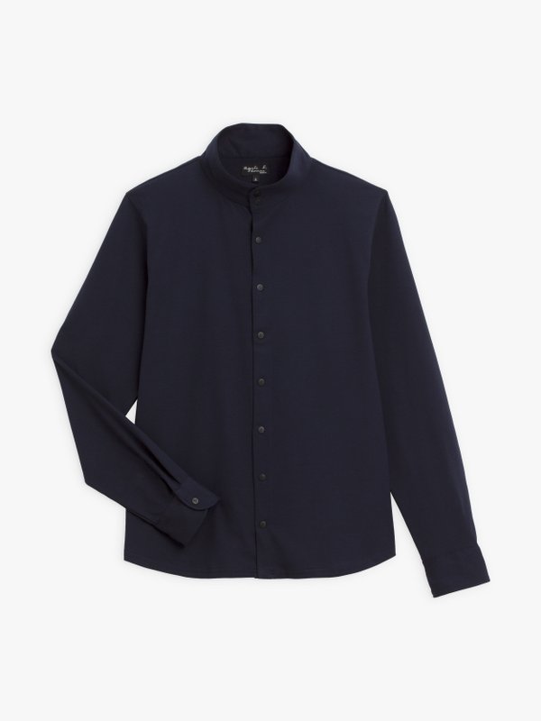 blue cotton Lazare shirt _2