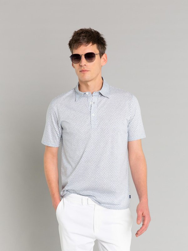 grey graphic patterned new newry polo shirt_13