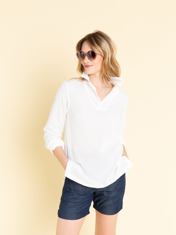 white openwork cotton tunic blouse_11
