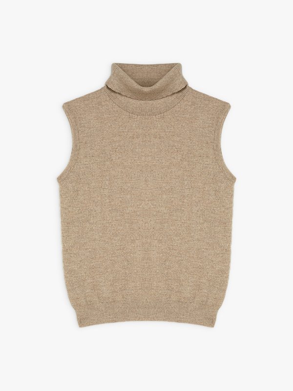 New Eddy sleeveless 100% wool t-shirt_1
