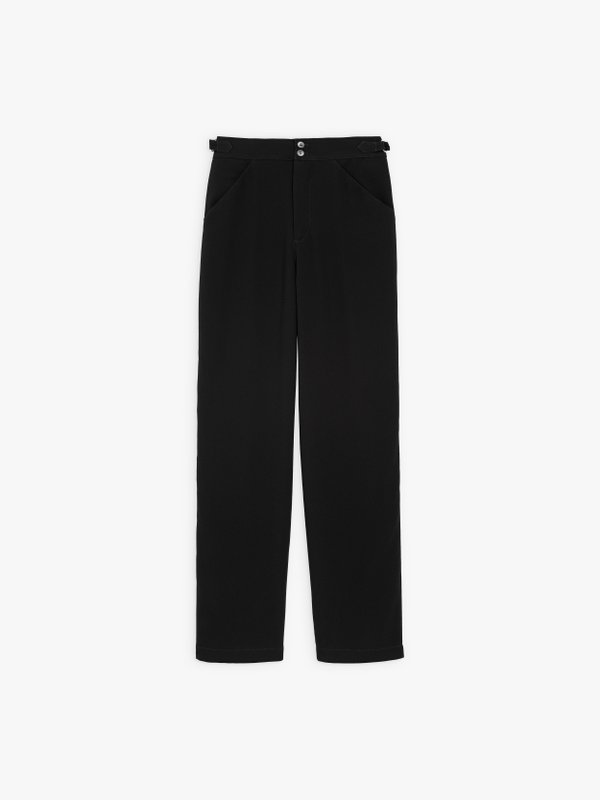 black crepe Peyton trousers_1