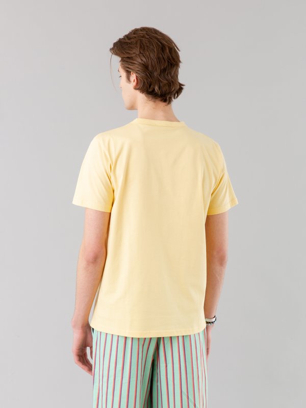 yellow short sleeve "agnÃ¨s b." Brando t-shirt_14