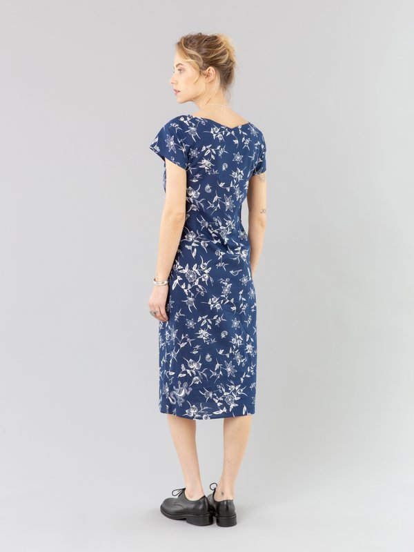 blue Anoucki dress with floral print_14