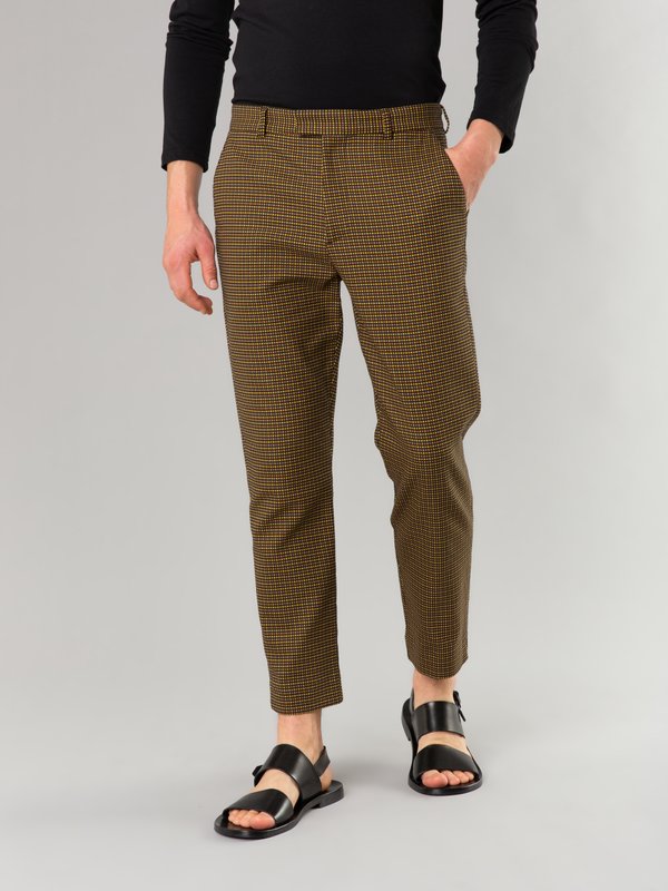 black jacquard jam trousers with graphic motif_12