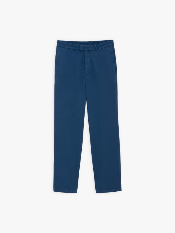 blue basket weave Loris trousers_1