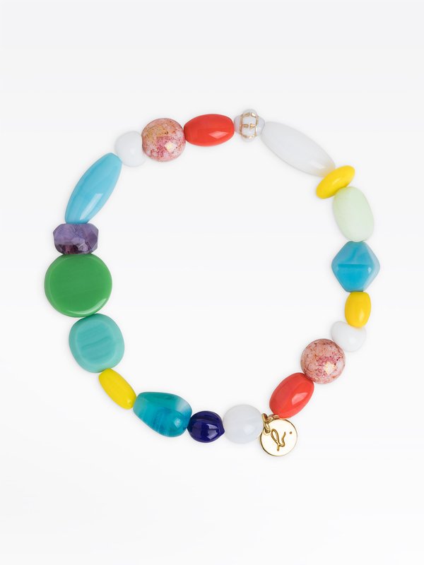 multicoloured glass beads lala bracelet_1