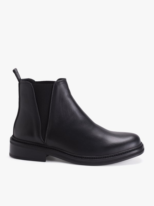 black leather Zoe chelsea boots_2
