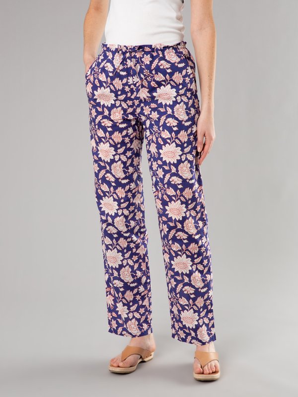 dark blue trousers with floral print_12