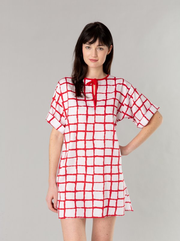 white and red cotton satin louise dress_14