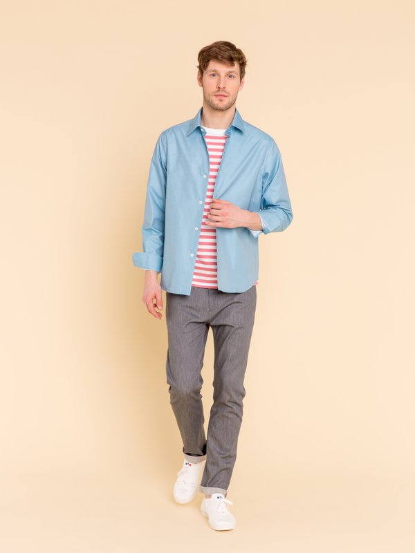 ice blue cotton andy shirt_12