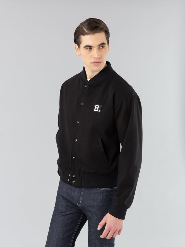 black Classe jacket with contrasting stripe_13