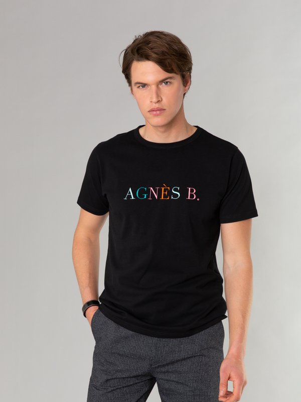 Coulos t-shirt with "agnÃ¨s b." embroidery_11
