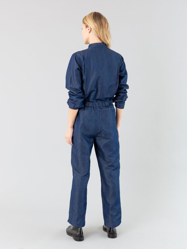 blue cotton and linen denim jumpsuit_14