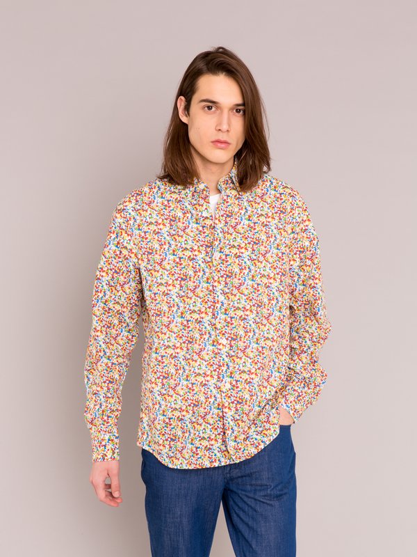 red thomas shirt with small flowers print_14