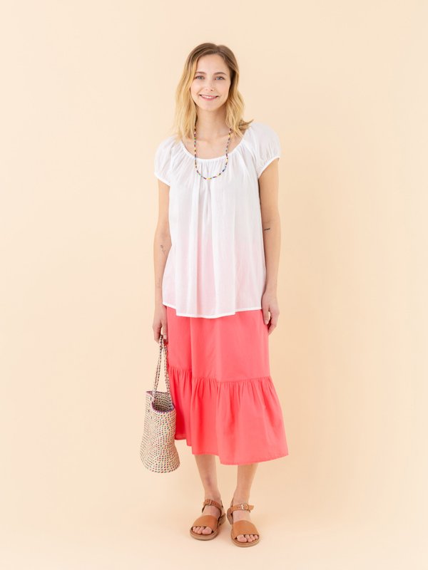 pink cotton percale Rosario skirt_11