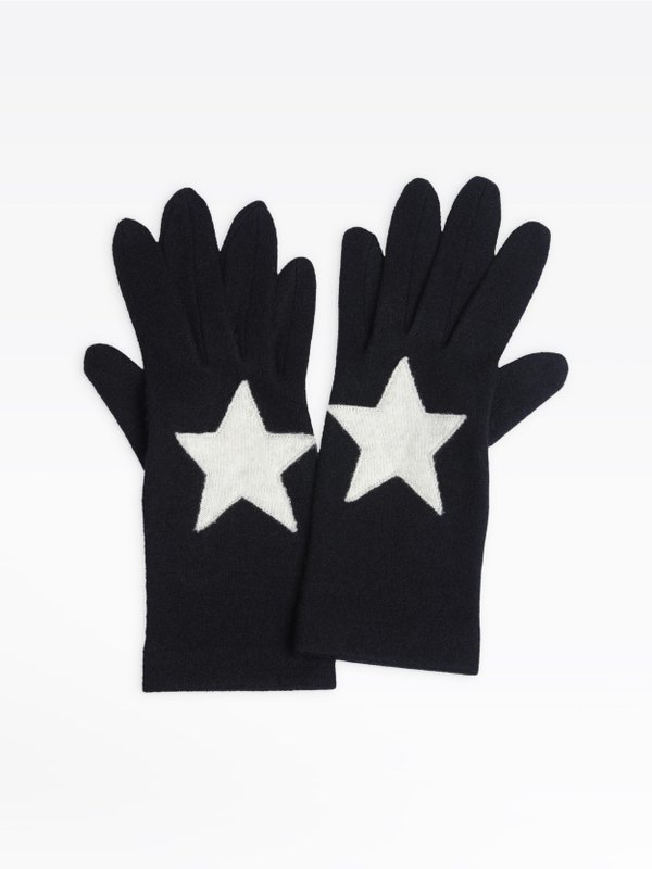 black wool star gloves_1
