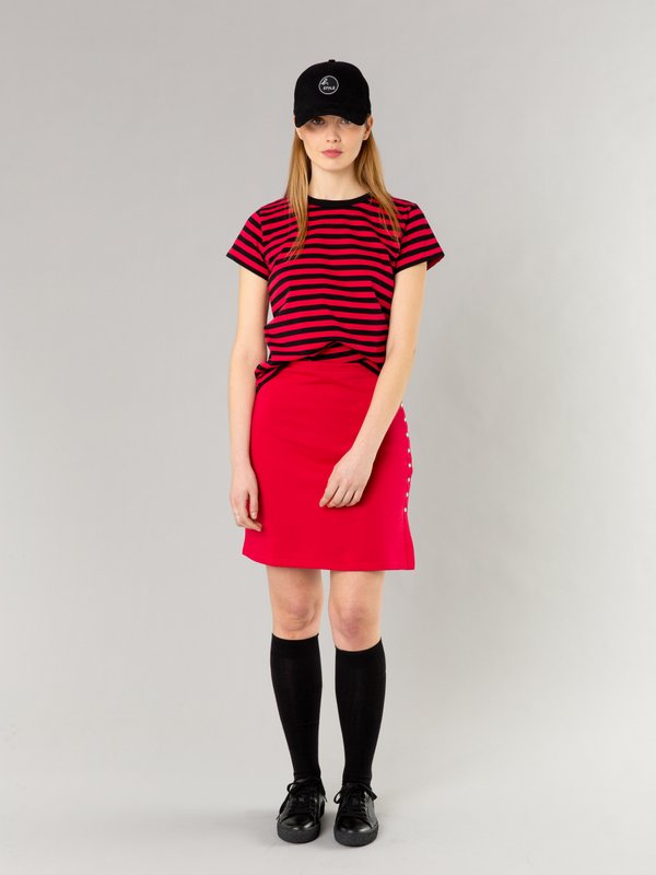 black and red striped Brando t-shirt_12