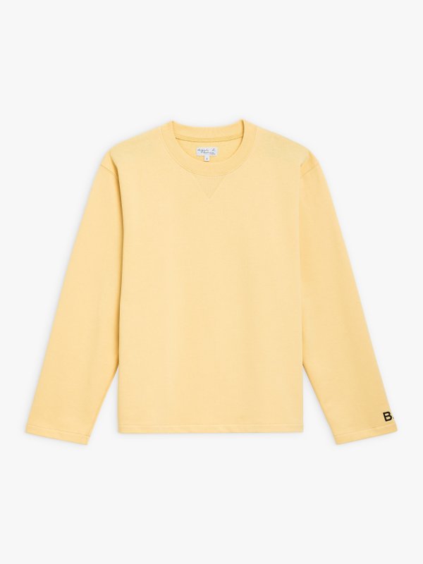 yellow "B." embroidery AgnÃ¨s sweatshirt_1