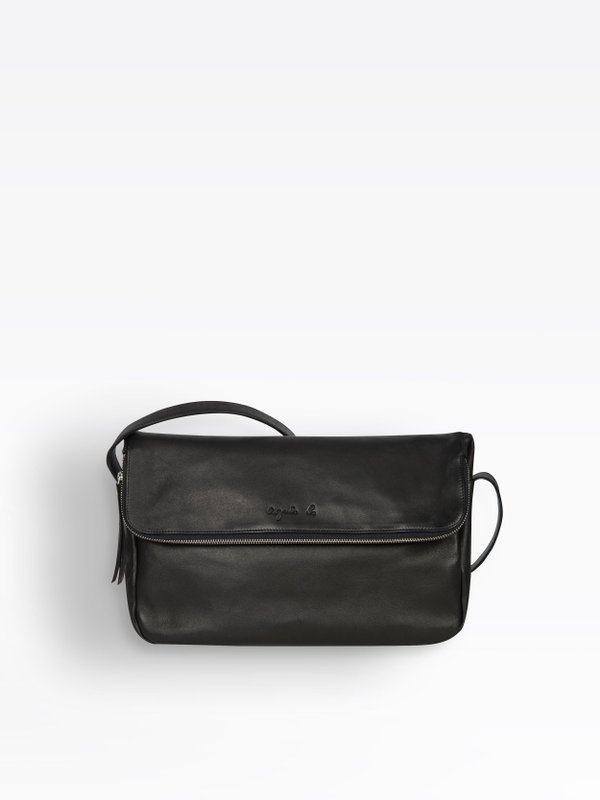 black leather Amelia bag_1