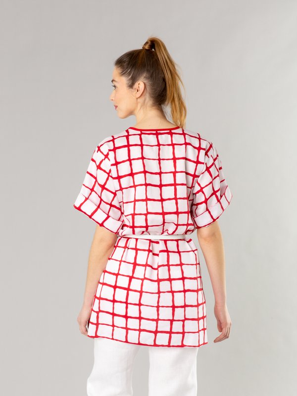 white and red cotton satin louise dress_13