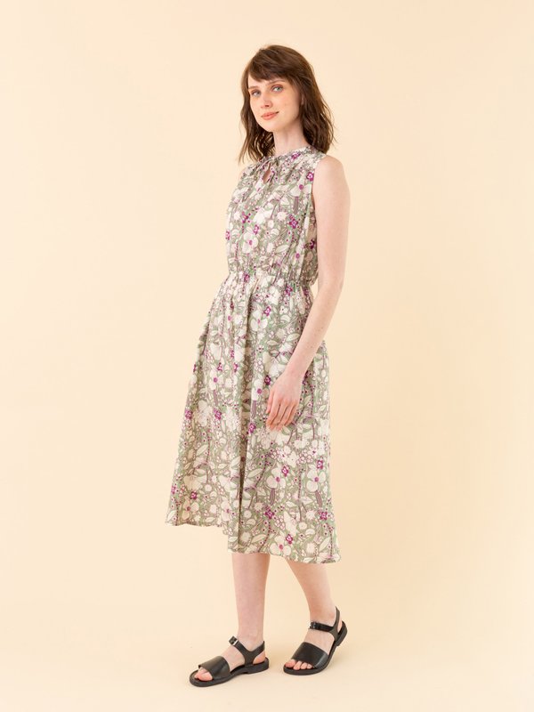 green To b. by agnÃ¨s b. dress with floral print_11