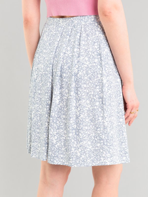 blue and off white jersey cerise skirt with floral print_13