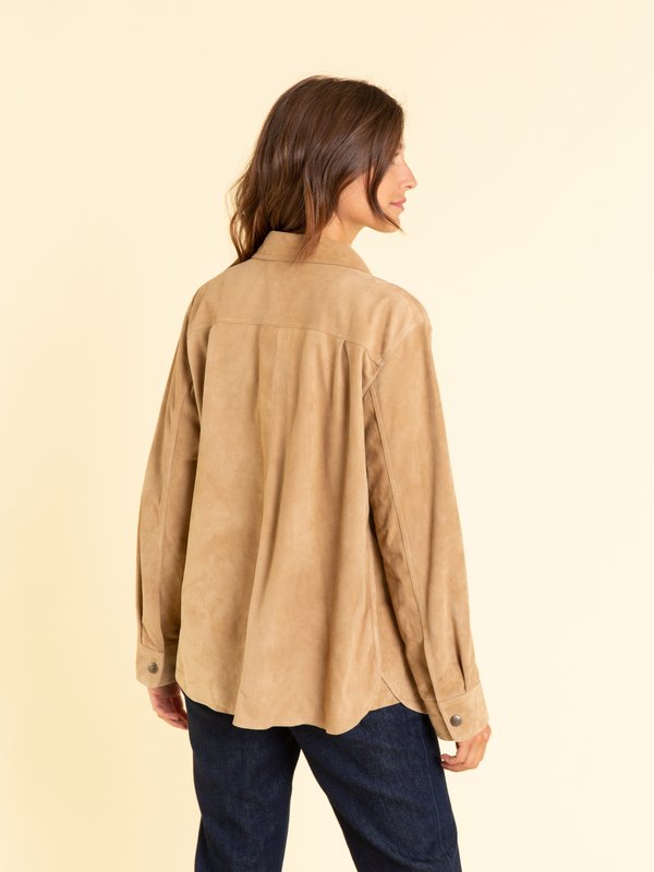 light brown suede leather shirt_13
