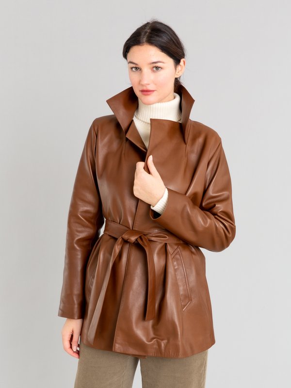 brown lambskin Juliette jacket_12