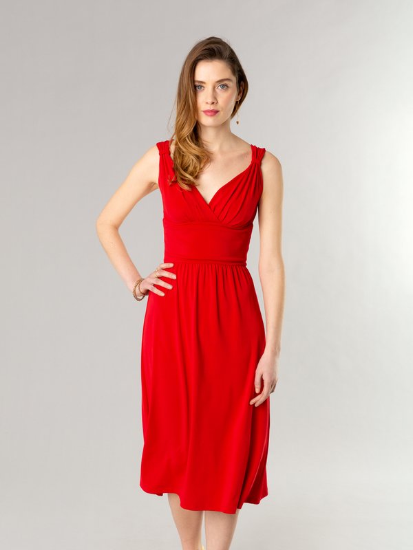 red New Cannes dress_13