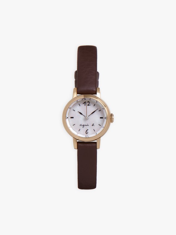 brown leather women watch_1