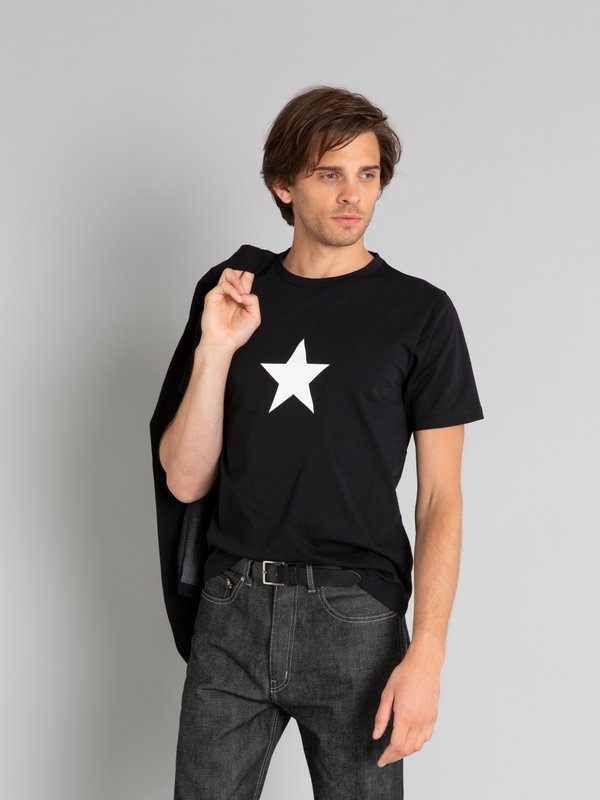 black short sleeves Coulos star t-shirt_11