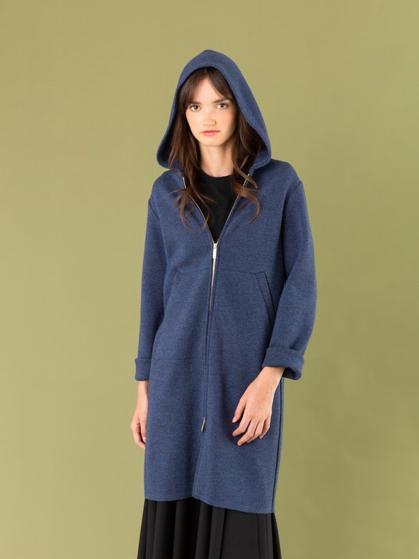 hooded overcoat with zip in merino wool_12