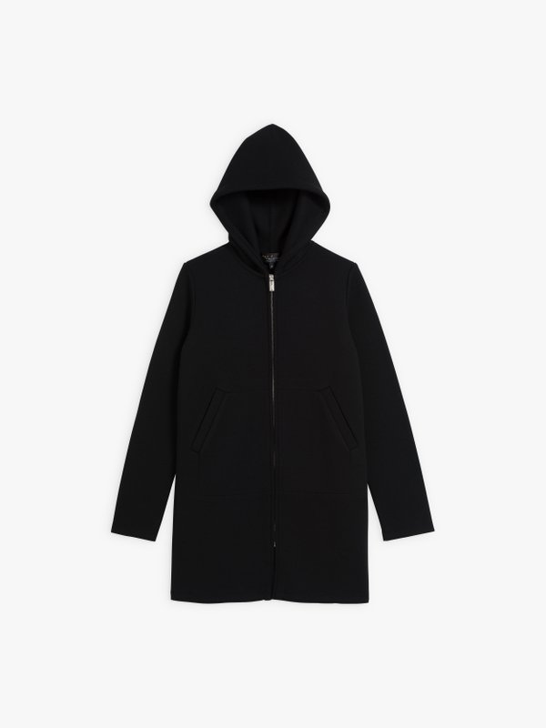 black merino wool zipped coat_1