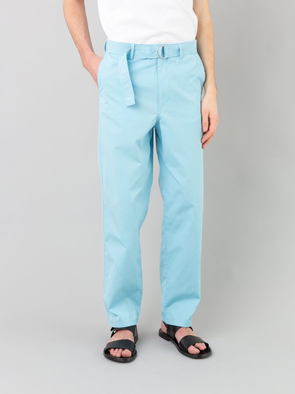 turquoise blue washed cotton trousers_12