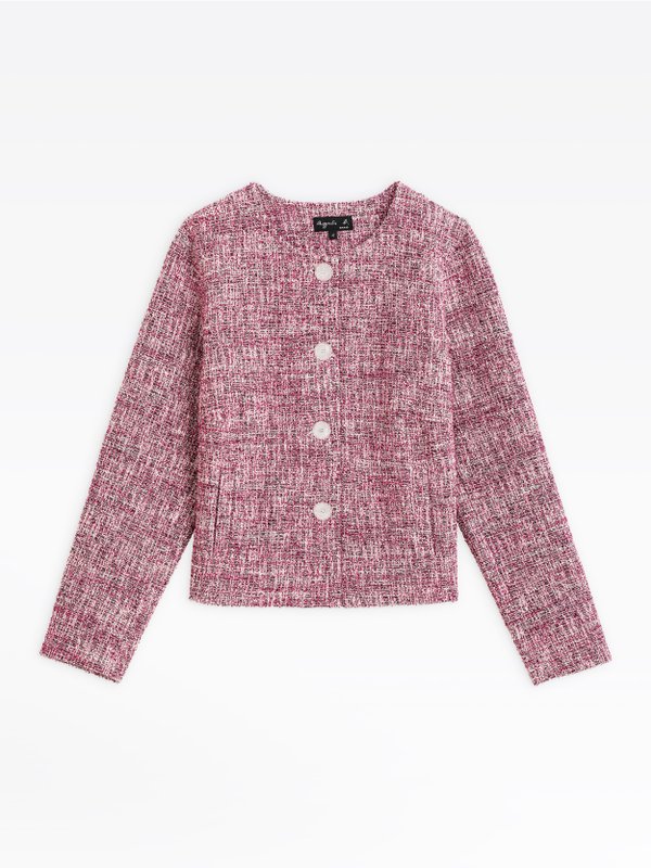 pink tweed may jacket_1