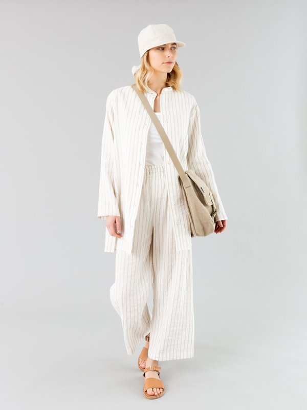 off white and grey-beige striped Moulin trousers_11
