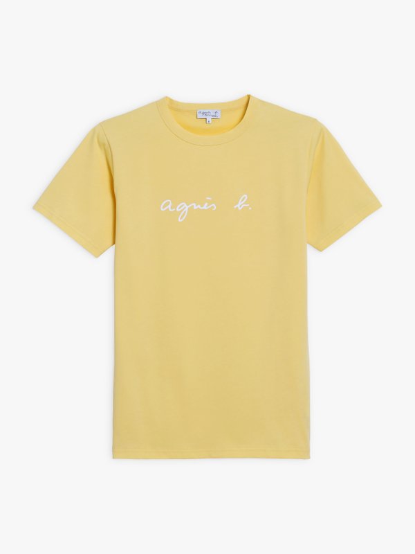 yellow short sleeve "agnÃ¨s b." Brando t-shirt_1