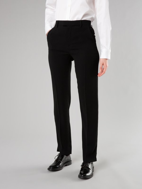 black crepe Fergie trousers_12