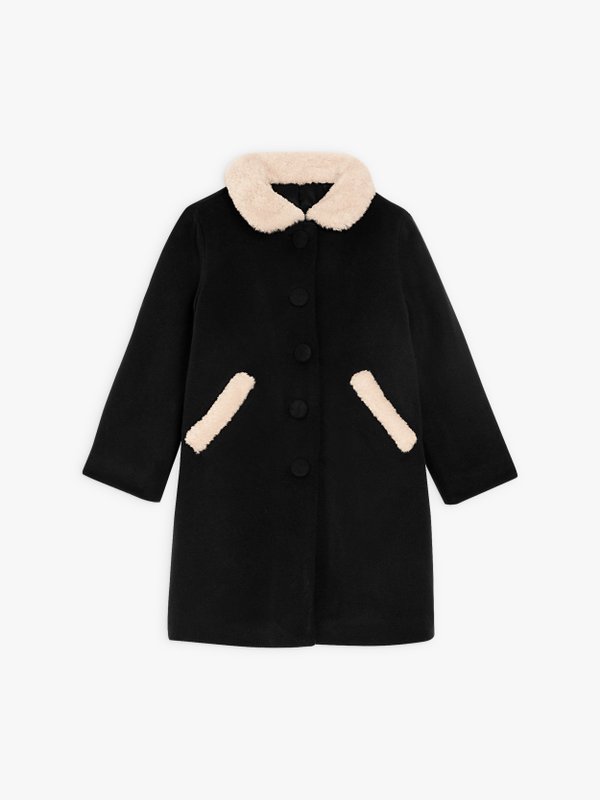 kate coat in wool, Lambswool, cashmere and faux fur_1