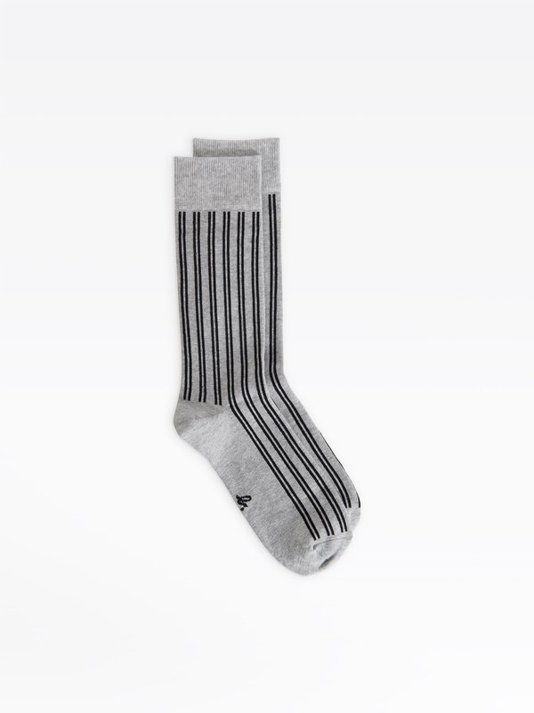 grey striped sofiane socks_1
