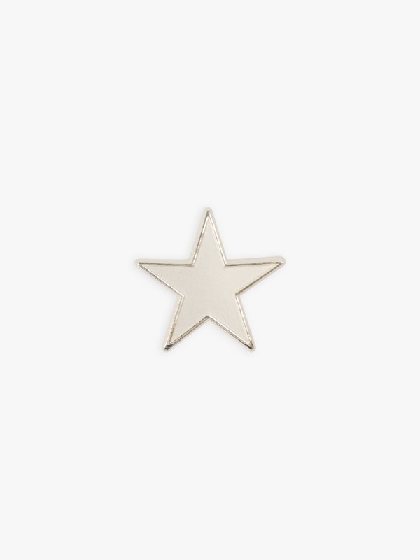 pin's estrella argenté mat _1