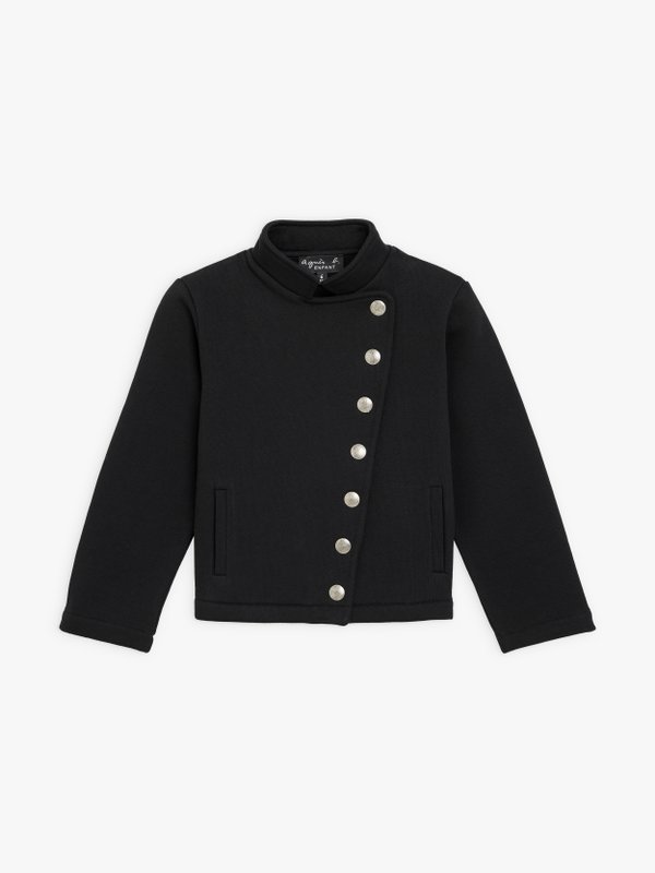 black cotton fleece Fifrelin jacket_1