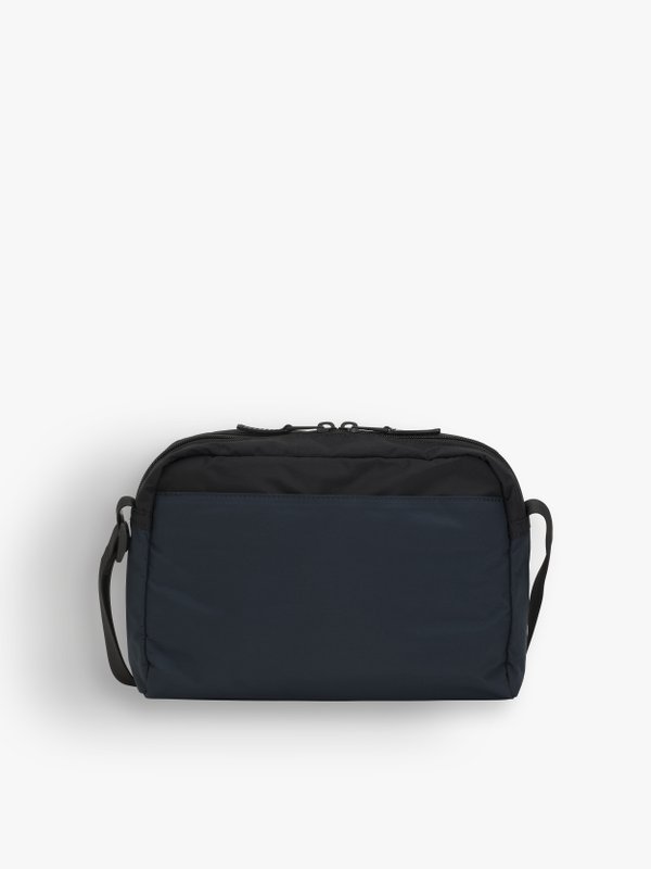 black and blue technical nylon shoulder bag_3