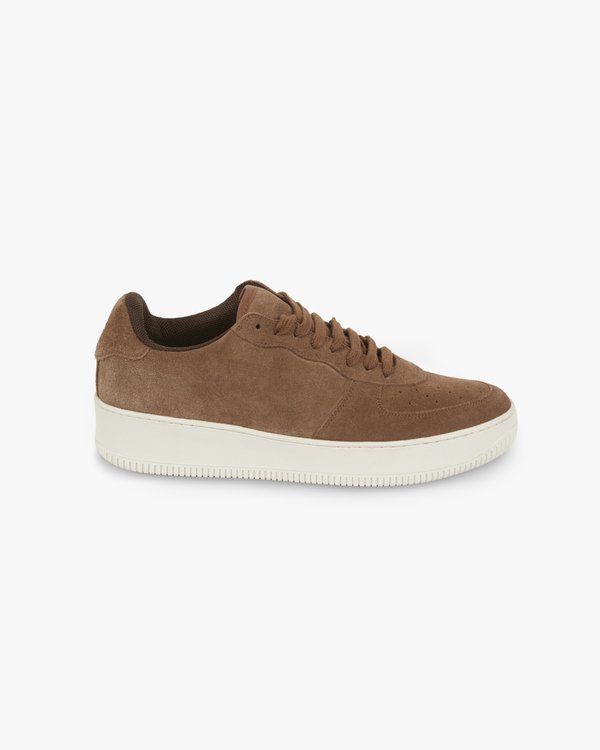 brown suede leather Alix sneakers_2