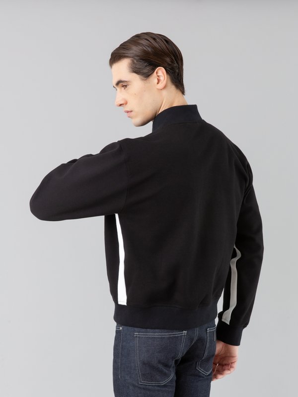 black Classe jacket with contrasting stripe_15