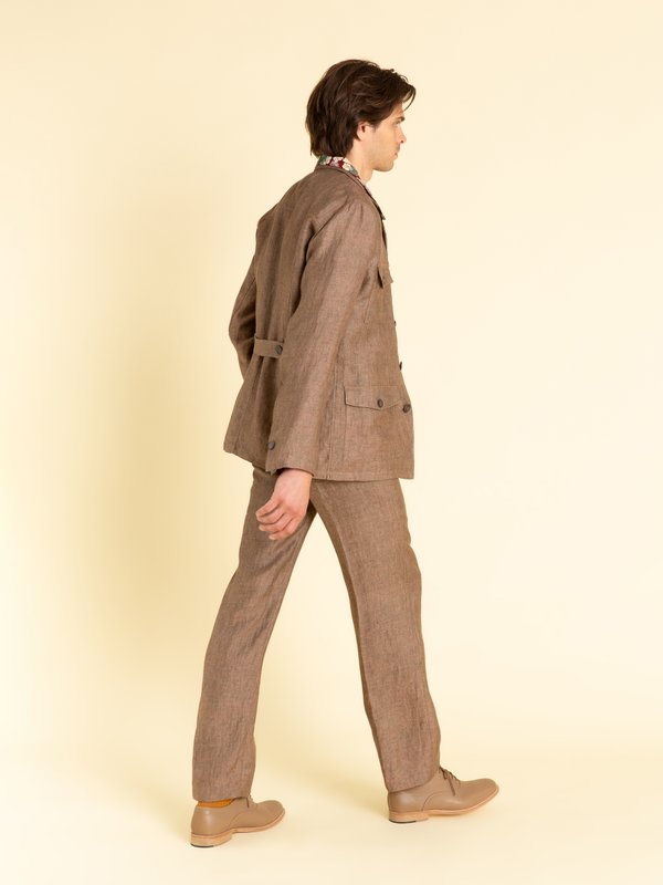 brown organic linen trousers_12