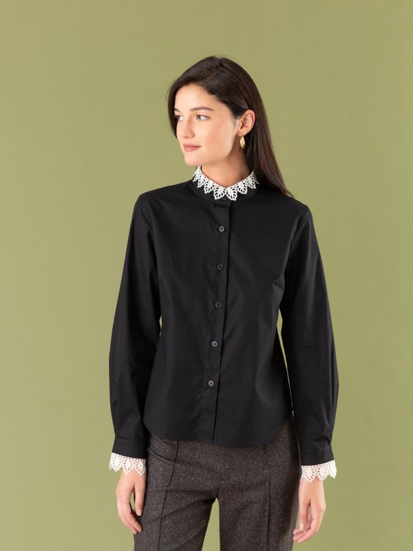 black Ayumi Oppo shirt with lace_15