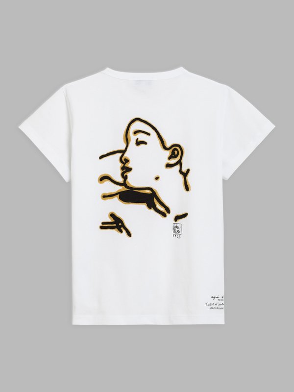 white Loulou Picasso artist Brando t-shirt_1