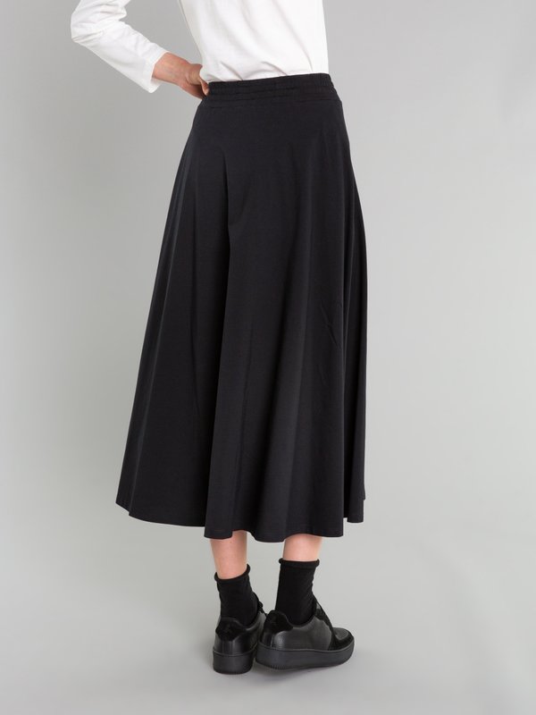 black jersey Milane long skirt_13